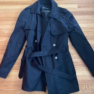 Express  trench black coat